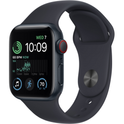 Apple Watch SE (2022) 4G 44mm Midnight Aluminium Midnight Sportband
