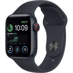 Apple Watch SE (2022) 40mm Midnight Aluminium Midnight Sportband
