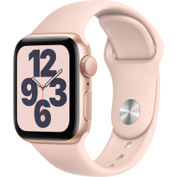 Apple Watch Se 40mm Goud Aluminium / Roze Sportband